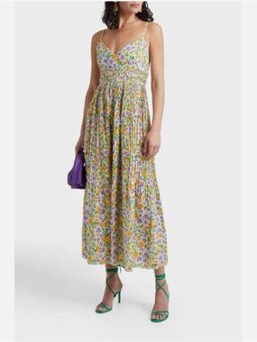 nicholas the label arella polka dot silk halterneck maxi dress Nicholas the Label Arella Polka Dot Silk Halterneck Maxi Dress